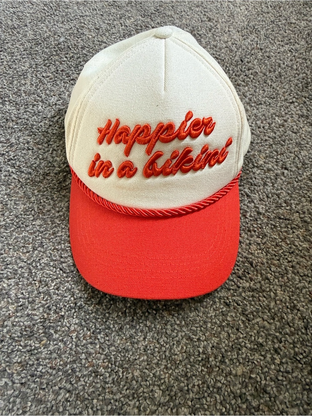 Happier in a bikini hat by L*SPACE
L*SPACE NEWPORT HAT - GRAPEFRUIT-CREAM